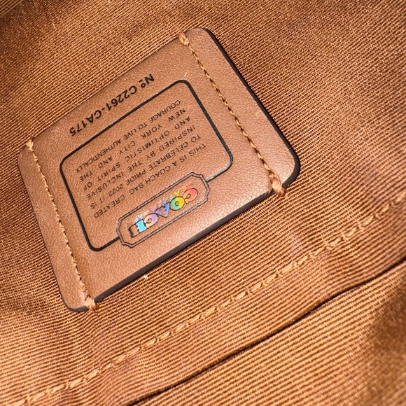 Coach Rainbow Signature Crossbody Bag - Picture 7 of 7